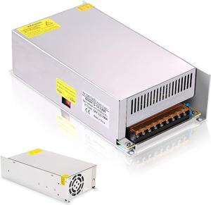 DC 12V 100A 1200W Switching Power Supply Adapter PSU AC-DC 12Volt Industrial Transformer Converter SMPS 110V/220V for Motor Pump LED Drive CCTV Security Camera Car Stereo and More 12V Device