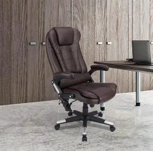 Adjustable Ergonomic Office Chair for Heavy People Home 8 Points Massage Heated Design Leather Computer Desk Chair,Executive Big and Tall Chair Thick Bonded Soft Chair Adjustable Ergonomic Office Chair for Heavy People Home 8 Points Massage Heated Design Leather Computer Desk Chair,Executive Big and Tall Chair Thick Bonded Soft Chair