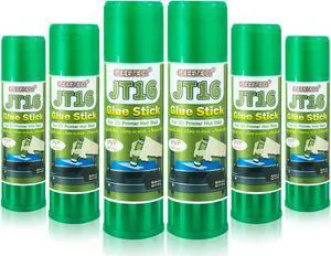 3D Printer Glue Stick 6 Pack, Perfect First Layer Adhesion, Prevents Warping on Heat Bed, Easy Release for ABS PLA PETG Filaments and Various Build Plate, 36g/1.27oz