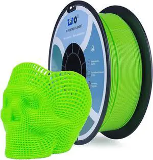 ZIRO Fluorescence PLA Filament 1.75mm, Luminous ONLY by UV Light, Glow Effect 3D Printer Filament PLA,1KG Spool, Dimensional Accuracy +/- 0.03mm, fit Most FDM 3D Printers, Fluo Green