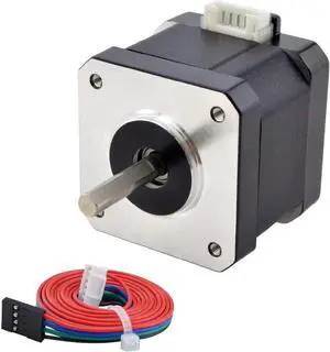STEPPERONLINE 0.9deg Nema 17 Stepper Motor Bipolar 1.5A 30Ncm with 1 Meter Cable for 3D Printer CNC, Welcome to consult