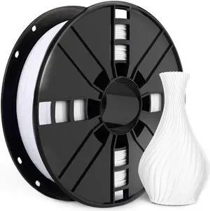PETG Filament 1.75,Toughness Enhanced White petg Vacuum Sealed,Accuracy +/- 0.02 mm, 1 kg Spool 3D Filament petg White, Welcome to consult