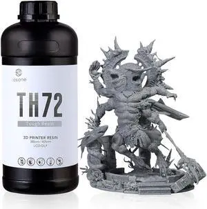 RESIONE 3D Printer Resin - TH72 Flexible Tough Resin for Long-Lasting Toughness and High Elongation- Ideal for Impact Resistant 3D Printing of Figurines