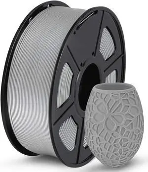 SUNLU PLA 3D Printer Filament PLA Filament 1.75mm, Neatly Wound PLA 3D Printing Filament 1.75mm, Dimensional Accuracy +/- 0.02 mm, Fit Most FDM 3D Printers, 1kg Spool (2.2lbs), PLA Grey SUNLU PLA 3D Printer Filament PLA Filament 1.75mm, Neatly Wound PLA 3D Printing Filament 1.75mm, Dimensional Accuracy +/- 0.02 mm, Fit Most FDM 3D Printers, 1kg Spool (2.2lbs), PLA Grey