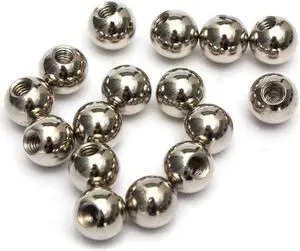 Bolsen 16pcs/Set 10mm M4 Threaded Steel Ball Rod Ends for Kossel 3D-Printer Magnetic Joints, Welcome to consult