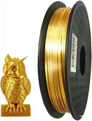 Silk Gold PLA Filament 1.75mm 3D Printer Filament 0.5kg Silky Shiny Shine PLA Material 500g, Welcome to consult
