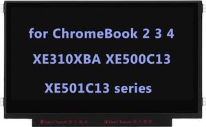 11.6" Screen for Samsung ChromeBook 2 3 4 XE310XBA XE500C13 XE501C13 XE310XBA-K01US XE500C13-K02US XE500C13-K01US XE500C13-K04US LCD LED Display Panel 30 Pin (Side Brackets Non Touch)