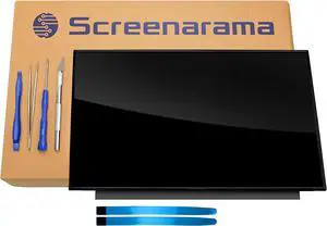 SCREENARAMA New Screen Replacement for BOE NT156WHM-N40 HW:V8.0, HD 1366x768, Glossy, LCD LED Display with Tools