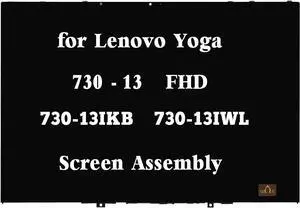 Screen Replacement for Lenovo Yoga 730-13 730-13IKB 730-13IWL 81CT 81JR 1920x1080 FHD LCD Display Touch Screen Assembly Bezel with Control Board 5D10Q89746