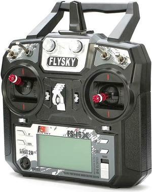 FS-i6X 6-10(Default 6)CH 2.4GHz AFHDS RC Transmitter w/ FS-iA6B Receiver
