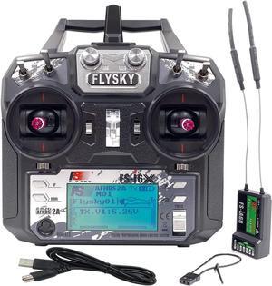 DTXMX Flysky FS-i6X 6CH RC Transmitter and Receiver FS-iA6B 2.4GHz Radio Controller for RC Helicopter Quadcopter FPV Racing Drone Car Boat