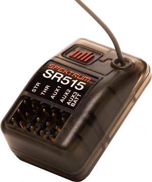 SR515 5-Channel 2.4GHz DSMR RC Sport Receiver: Surface , Black