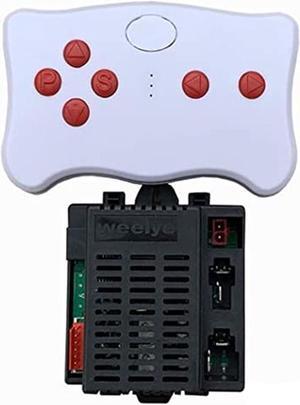 wellye RX43 (RX23) 12V Kids Powered Ride on car 2.4G Bluetooth Remote Control and Receiver Kit Controller Control Box Accessories for Children Electric Ride On Car Replacement Parts