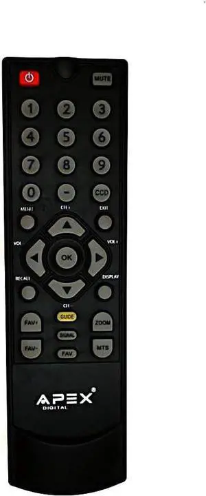 Apex DT250A Digital Converter Box Remote for DT150 DT250 DT250A DT502A DT502, Welcome to consult