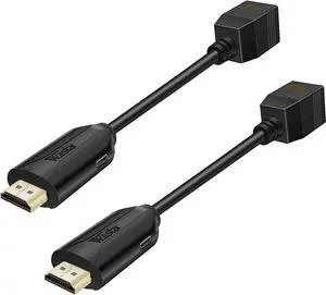 HDMI Extender Over Cat5e/6 HDMI to RJ45 Extender Ethernet Network Converter Cable Repeater 1080P up to 60m HD MI Transmitter and Receiver for HDTV STB