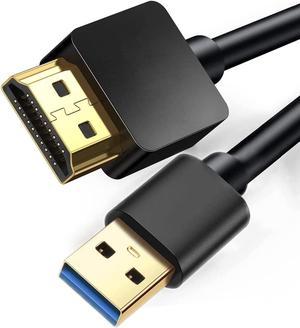 TNP Mini HDMI to HDMI Cable (6 Ft) Adapter - High Speed Video