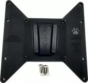 200mm x 200mm & 200x100mm VESA Polymer Adapter Plate with PAW Polymer RV TV Bracket Attached | for Polymer Wall Mount | Includes M6 Screws
