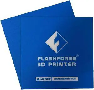 Blue Heated Bed Print Sticker for Build Plate Flashforge Finder 3D Printer 157 x 157mm (2)