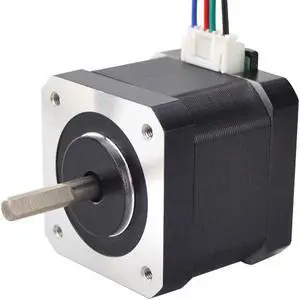 STEPPERONLINE Nema 17 Stepper Motor 1.5A 63.74oz.in 39mm Body with 1m Cable and Connector for DIY CNC/ 3D Printer