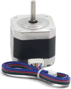Iverntech Nema 17 Stepper Motor 42x40mm Body Bipolar 1.5A 400mN.m 2 Phase 4 Wires 1.8 ° for 3D Printer or CNC Machine with 1M Motor Cable