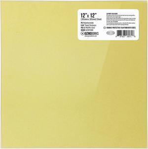 Gizmo Dorks PEI Sheet 12" x 12" (305mm x 305mm) 1mm Thick 3D Printer Build Surface Ultem 1000, Made in The USA