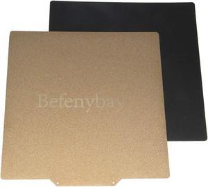 Flexible Removable Single-Sided Spraying PEI Metal Sheet Bed Magnetic Heated Bed Build Surface 220x220mm for 3D Printer (220x220mm)