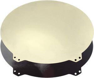 FYSETC Flsn QQ-S Build System 265mm/ 10.4 inch Diameter 3 in 1 Round PEI Sheet Flexible Steel Platform+Sticker Base with Adhesive Heated Bed Cover for Flsn QQ,QQ-S,QQ-S-Pro 3D Printer