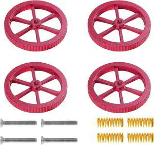 4PCS Upgraded Aluminum Hand Twist Leveling Nut with Hot Bed Die Springs and Screws for Ender 3/3 Pro/3 V2,Ender 5/5 Plus/Pro,CR-10,CR10S/10S Pro,CR 20 3D Printer Parts 4PCS Upgraded Aluminum Hand Twist Leveling Nut with Hot Bed Die Springs and Screws for Ender 3/3 Pro/3 V2,Ender 5/5 Plus/Pro,CR-10,CR10S/10S Pro,CR 20 3D Printer Parts