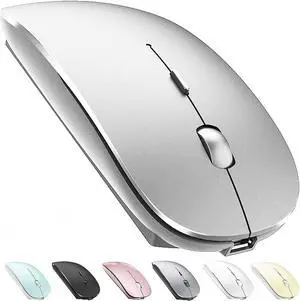Rechargeable Bluetooth Mouse for Laptop iPad Pro Air MacBook Wireless Mac Chromebook Win8/11 Desktop Computer Rechargeable Bluetooth Mouse for Laptop iPad Pro Air MacBook Wireless Mac Chromebook Win8/11 Desktop Computer