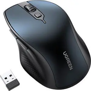 Wireless Mouse Ergonomic Bluetooth 5.0 Mouse for Laptop 2.4G Cordless with USB Receiver 1000/1600/2000/4000 DPI 5 Buttons Silent Mice for MacBook PC Desktop Chromebook Blue Wireless Mouse Ergonomic Bluetooth 5.0 Mouse for Laptop 2.4G Cordless with USB Receiver 1000/1600/2000/4000 DPI 5 Buttons Silent Mice for MacBook PC Desktop Chromebook Blue