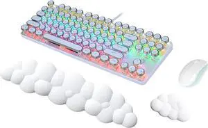 Cloud Wrist Rest, Keyboard Wrist Rest and Mouse Wrist Rest, Memory Foam Wrist Rest for Computer Keyboard Ergonomic Wrist Rest for Relieve Wrist & Arm Pain, Cute Wrist Rest for Office/Computer/Laptop
