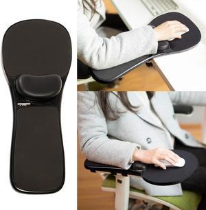 Upgrade Ergonomic Arm Rest Mouse Pads Dual Purpose for Desk and Chairs, Adjustable Armrest Wrist Support Attachment, Gaming Covers for Elbows and Forearms Pressure Relief Office Computer Desk Extender