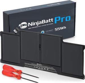 NinjaBatt Battery A1466 A1496 for Apple MacBook Air 13 Inch [2010 2011 2012 2013 2014 2015 2017 Years] A1369 A1405 A1377 - High Performance [7200mAh/55Wh/7.6V]