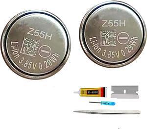 EXMUMCMR Z55H Battery,Compatible with Sony Headset Battery for WF-1000XM4(2PCS)+Tools