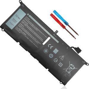 DXGH8 Battery for Dell XPS 13 9370 9380 2019 Inspiron 13 7390 7391 2-in-1 5390 5391 7490 Latitude 3301 E3301 Vostro 5390 5391 0H754V G8VCF H754V G8VCF6C HK6N5 P113G001 P82G P82G001 0V48RM V48RM 52Wh