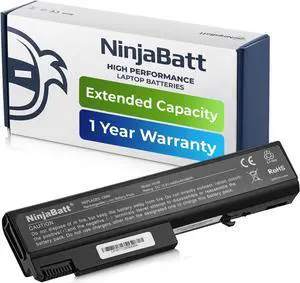 NinjaBatt Battery for HP 8440P 6550B TD06 482962-001 486296-001 8440W 6440B 6930P 6450B 6735B 6445B 6455B 6540B 6545B 6555B 6730B 6530B 6535B TD09 593578-001 High Performance [6 Cells/4400mAh]