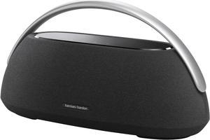 Harman Kardon Go  Play 3  Portable Bluetooth speaker with superior sound and 8 hours playtime USB Charging Auto self tuning Dual farfield microphones Made in part with recycled materialsBlack