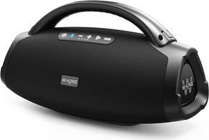 W-KING 300W Peak 200W RMS Portable Bluetooth Speakers, Massive Bass Party Boombox IPX7 Waterproof Bluetooth Speaker Large, Loud Outdoor Wireless Speaker/V5.3/EQ APP/Fast Charge/Stereo Pair/Guitar in