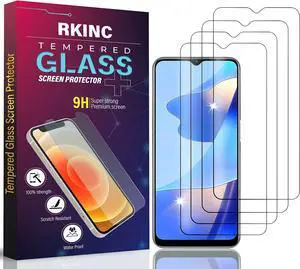 Screen Protector [4-Pack] for Motorola Moto G play 2021, Tempered Glass Film Screen Protector, 0.33mm [LifetimeWarranty][Anti-Scratch][Anti-Shatter][Bubble-Free]