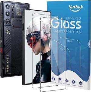 2 Pack Tempered Glass for Red Magic 9 Pro/9 Pro+/Magic 8 Pro Screen Protector,9H Hardness,Ultra Resistant,Anti-Fingerprints,No Bubbles,HD-Clear,Full Coverage Phone Film for Red Magic 9 Pro