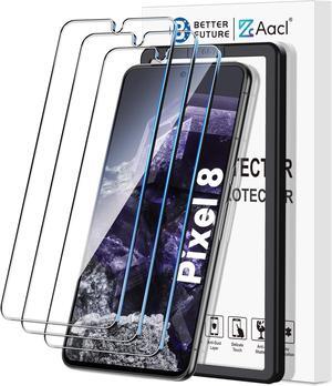 AACL 3-Pack for Google Pixel 8 Tempered Glass Screen Protector 9H Anti Scratch Bubble Free Pixel 8 Glass Screen Protector (6.2 inch) [Fingerprint Compatible][Easy Installation Tool]