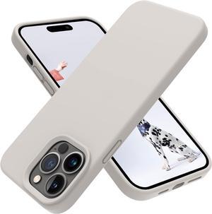 OTOFLY Designed for iPhone 14 Pro Max Case, Silicone Shockproof Slim Thin Phone Case for iPhone 14 Pro Max 6.7 inch (Stone)