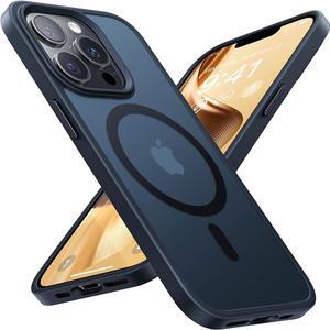 Magnetic for iPhone 13 Pro Case Compatible with MagSafe, [16FT Drop Protection] Shockproof 13 Pro Phone Case for MagSafe Wallet Sleeve, Magnetic Car Holder, Magnetic Charger, Black