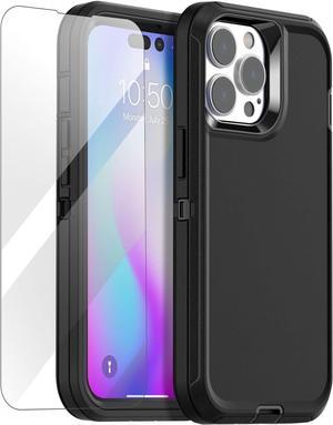 for iPhone 14 Pro Max Case(6.7") with Glass Screen Protector, Heavy Duty Drop Protection Full Body Rugged Shockproof/Dust Proof Military Protective Tough Durable for iPhone 14 Pro Max 6.7"_12