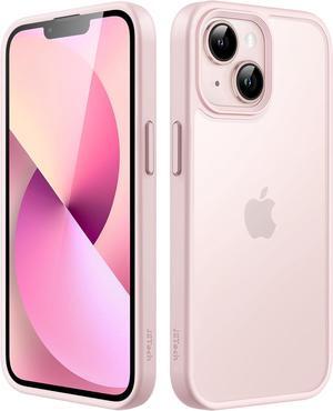 Matte Case for iPhone 13 6.1-Inch, Shockproof Military Grade Drop Protection, Frosted Translucent Back Phone Cover, Anti-Fingerprint (Pink)