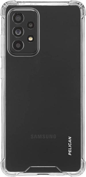 Pelican Adventurer Series - Samsung A52 Case [Wireless Charging Compatible] Non-Slip Slim Rugged Phone Cover with Anti-Yellowing [10FT MIL-Grade Drop Protection] Samsung Galaxy A52 5G Case - Clear