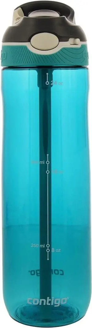 Contigo AUTOSPOUT Ashland Reusable Water Bottle, 24oz, Scuba