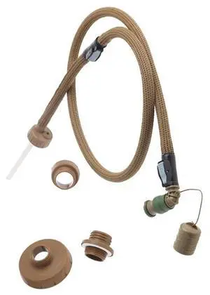 Source Tactical SNEP Convertube Water Bottle Adapter Kit, Plastic, Coyote