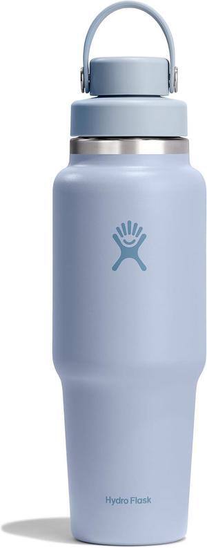 HYDRO FLASK Wide Mouth vacuum insulated stainless steel cupholder water bottle with leakproof chug cap for cup holder, cold water drinks, sports, car