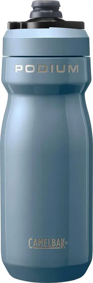 CamelBak Podium Steel Insulated Stainless Steel Bike Water Bottle  for Cycling, Fitness & Sports- Fits Most Bike Cages, 18oz - Pacific